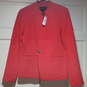 Ann Taylor Blazer, Red, Size 6